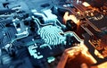 Digital Online Fingerprint Security Hardware