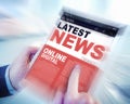 Digital Online Update Latest News Concept Royalty Free Stock Photo