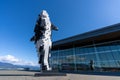 Digital Orca sculpture of a killer whale, next to the Vancouver Convention Centre.