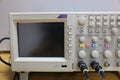 The digital oscilloscope on the desk