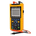Digital oscilloscope, industrial scopometer, 3D rendering