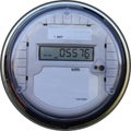 Digital outdoor meter Royalty Free Stock Photo