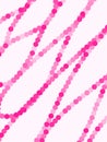 Digital oval pink line Royalty Free Stock Photo