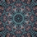 Digital painted mandala design background