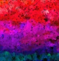 Digital Painting Abstract Multi-Color Spatter Stroke in Different Shades of Dark Pastel Background