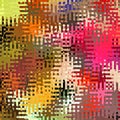 Digital Painting Beautiful Abstract Colorful Chaotic Rectangular Jigsaw Puzzles Pattern Background Royalty Free Stock Photo