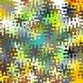 Digital Painting Beautiful Abstract Colorful Chaotic Rectangular Jigsaw Puzzles Pattern Background Royalty Free Stock Photo