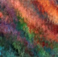 Digital Painting Abstract Multi-Color Dirty Spray Paint in Dark Pastel Colors Background