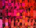 Digital Painting Beautiful Abstract Multi-Color Gingham Pattern Background Royalty Free Stock Photo