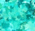Digital Painting Abstract Background in Turquoise Color