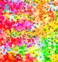 Digital Painting Multi-Color Spatter Paint Abstract Floral Fields in Colorful Soft Pastel Colors Background Royalty Free Stock Photo
