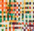 Digital Painting Spatter Paint Chaotic Abstract Rectangular Patterns in Vivid Vibrant Pastel Color Background