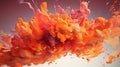 Digital Painting Of Liquid Helium In Warm Tones Royalty Free Stock Photo