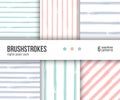 Digital paper pack, 6 abstract patterns. Hand drawn textured brushstrokes backgrounds, striped patterns.