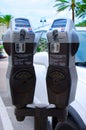 Digital parking meters that accept credit cards