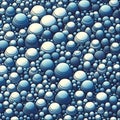 Blue Circular Abstraction Royalty Free Stock Photo