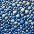 Blue Circular Abstraction Royalty Free Stock Photo