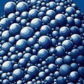 Blue Circular Abstraction Royalty Free Stock Photo