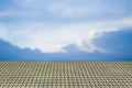 Digital pattern floor room texture wallpapers and blur blue sky clouds backgrounds Royalty Free Stock Photo