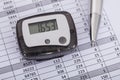 Digital pedometer Royalty Free Stock Photo