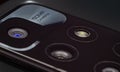 close up of a digital phone camera