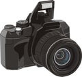 Digital photo camera Royalty Free Stock Photo