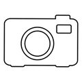 digital photo camera icon Royalty Free Stock Photo