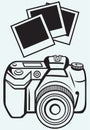 Digital photo camera Royalty Free Stock Photo