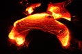 Digital Photography Background Of Big Island Hawaii Kilauea Lava Flow Royalty Free Stock Photo