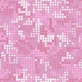 Digital pink background. Seamless camouflage pattern for your design. Vector camo texture in polka dots. Royalty Free Stock Photo