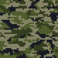 Digital pixel camouflage