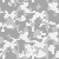 Digital pixel camouflage seamless pattern for your design.