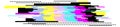 Digital pixel glitch. Color screen distortion effect