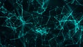 Digital plexus of glowing lines and dots. Abstract background. 3D rendering. Network or connection. 3d rendering Royalty Free Stock Photo