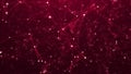 Digital plexus of glowing lines and dots. Abstract background. 3D rendering. Network or connection. 3d rendering Royalty Free Stock Photo