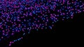 Digital plexus wave triangulation shapes, Abstract Polygon background computer networks