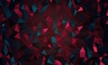 Digital poligonal background with colorful triangular structure