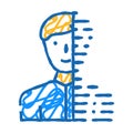 digital portrait icon doodle illustration