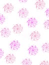 Digital pretty pink paint splatter