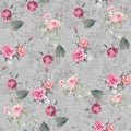 Digital print flower pattern design