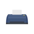 Digital printer icon, flat style Royalty Free Stock Photo