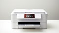 digital printer white background Royalty Free Stock Photo
