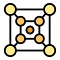 Digital printing icon vector flat
