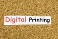 Digital printing press technology graphic cmyk image printer