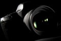 Digital professional camera Royalty Free Stock Photo