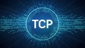 Digital Pulse of TCP - The Heartbeat of Data Exchange. Concept Networking Protocols, TCP Protocol,