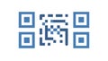 Digital QR Code Icon: Quick Response for Modern Connectivity, vector design Generative AI Royalty Free Stock Photo