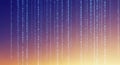 Digital Rain Binary Code Abstract Background Royalty Free Stock Photo