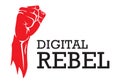 Digital rebel concept Royalty Free Stock Photo