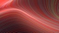 Digital red colored lines abstract background. 3d rendering Royalty Free Stock Photo